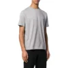 Tricou din bumbac cu imprimeu logo mic „Grey” 556151TYK281300