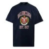 Tricou din bumbac cu imprimeu logo universitar „Black”, fondat în 1917 676589TLV898067