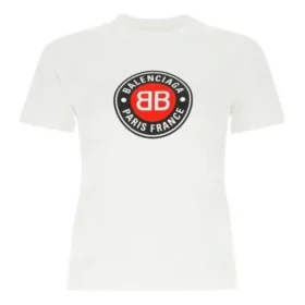 Tricou din bumbac cu imprimeu, mânecă scurtă, alb 612964TJVD69000