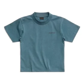 Tricou din bumbac cu logo „Blue” 681864TOVK74005