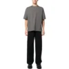 Tricou din bumbac cu logo brodat „Grey” 612966TNVG91300