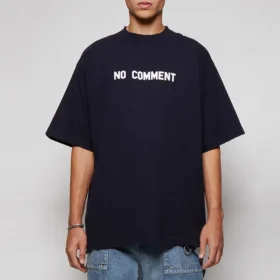 Tricou din bumbac „Navy” fără inscripție 684155TLVG33967