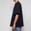 Tricou din bumbac „Navy” fără inscripție 684155TLVG33967