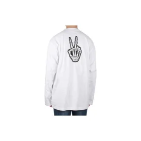 Tricou Drip Peace, croială largă „Alb” 651796TKVA18639