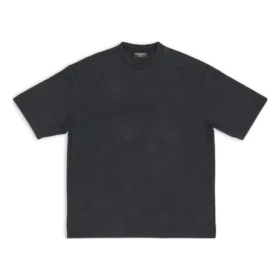Tricou Fashion Institute, croială medie, „Washed Black” 612966TMVH68190