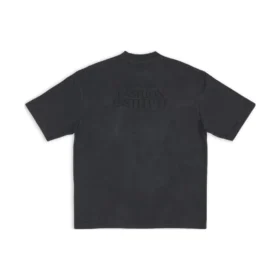 Tricou Fashion Institute, croială medie, „Washed Black” 612966TMVH68190