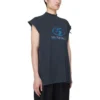 Tricou fără mâneci pentru surferi „Black Blue” 767844TPVM31412