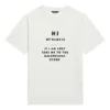 Tricou FW21 cu imprimeu logo, alb 661705TKVF19081