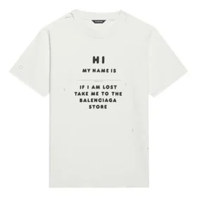 Tricou FW21 cu imprimeu logo, alb 661705TKVF19081