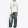 Tricou FW21 cu imprimeu logo, alb 661705TKVF19081