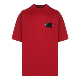 Tricou Gaffer cu croială largă „Red” 641675TNVG16374
