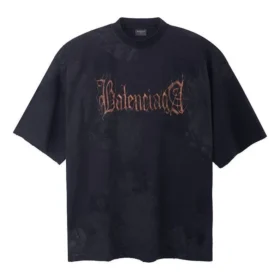 Tricou Heavy Metal, croială largă „Black Faded” 744439TOVE11055