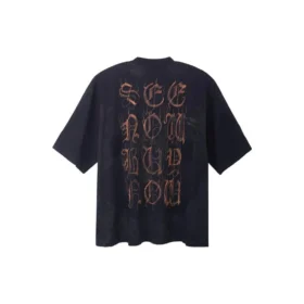 Tricou Heavy Metal, croială largă „Black Faded” 744439TOVE11055