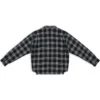 Tricou hibrid cu guler în V „Anthracite Black White” 704271T41301163