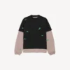 Tricou hibrid dublu pentru bărbați 520 stickers, negru/verde