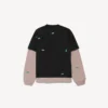Tricou hibrid dublu pentru bărbați 520 stickers, negru/verde
