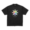 Tricou „How Do You Feel” croială medie „Black” 764235TQVS31055