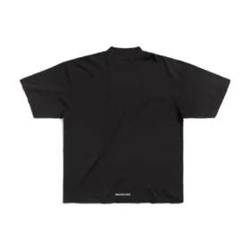 Tricou „Je t’aime”, croială largă, „Negru” 744439TOVM79070 Tricou „Je t’aime”, croială largă, „Negru” 744439TOVM79070