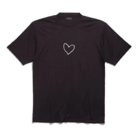 Tricou Lovey, croială largă, „Negru” 641675TQVV89034