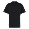 Tricou lung cu tiv în spate, croială dreaptă „Black” 681045TLVH91070