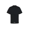Tricou lung cu tiv în spate, croială dreaptă „Black” 681045TLVH91070