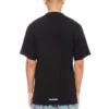 Tricou lung cu tiv în spate, croială dreaptă „Black” 681045TLVH91070