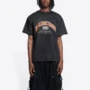 Tricou Maison Balenciaga, croială medie, „Negru” 612966TLVJ11074