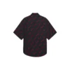 Tricou minimalist cu mânecă scurtă „Black Red” 658841TKO521076