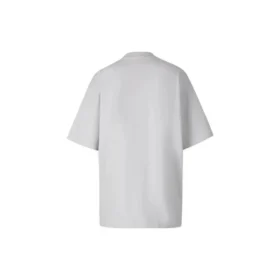 Tricou Mirror Balenciaga, croială medie, „White” 764235TNVR2-9784