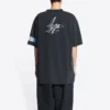 Tricou Music Aya Nakamura Merch, croială largă „Negru” 641655TMV861055