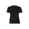 Tricou negru cu guler rotund și mânecă scurtă, cu logo SS21 612964TJV871070