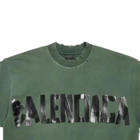 Tricou New Tape Type, croială medie „Dark Green” 739784TQVQ83004