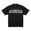 Tricou nou Tape Type „Tape”, croială medie, „Negru” 739784TQVQ81073