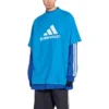 Tricou oversized Balenciaga x adidas „Blue” 731769TNVP34024