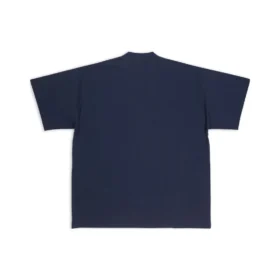 Tricou oversized Balenciaga x adidas „Navy” 731769TNVA64356