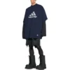 Tricou oversized Balenciaga x adidas „Navy” 731769TNVA64356