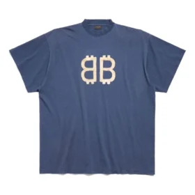 Tricou oversized Crypto „Albastru” 739028TOVU64108
