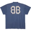 Tricou oversized Crypto „Albastru” 739028TOVU64108