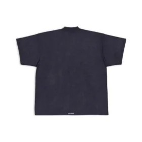 Tricou Oversized cu bandă „Black” 694576TMVJ21151