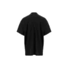 Tricou oversized cu guler rotund din plasă „Negru” 694576TMVD41000