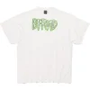 Tricou oversized cu interiorul la exterior din seria Bfrnd „Off White” 787358TQVG89016