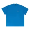 Tricou oversized cu text tăiat „Blue” 712398TMVJ64024