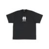 Tricou oversized din bumbac Pride 22 „Black White” 694576TMVO21070