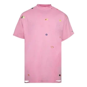 Tricou oversized „Faded Dirty Pink” 787349TRVS49568