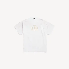 Tricou oversized Fragrance Le Dix în gri deschis melanj