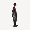 Tricou oversized pentru bărbați Balenciaga | colaborare cu NBA, în negru/multicolor