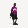 Tricou oversized pentru bărbați Balenciaga | colaborare cu NBA, în nuanța violet