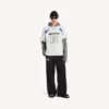 Tricou oversized pentru bărbați Balenciaga | Colaborare NBA, în alb/multicolor