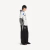 Tricou oversized pentru bărbați Balenciaga | Colaborare NBA, în alb/multicolor