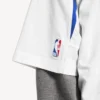 Tricou oversized pentru bărbați Balenciaga | Colaborare NBA, în alb/multicolor
